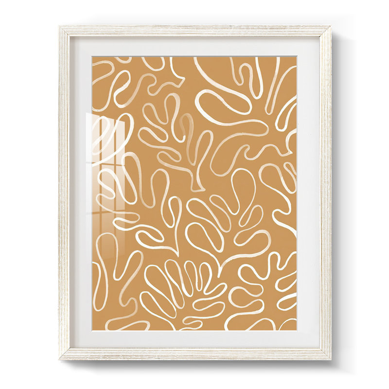 Matisse pièces I - impression encadrée, H 28,5 po x l 20,5 po, Blanc