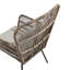 Ensemble de conversation pour patio en osier 2 personnes avec coussins Charlcy-729763570