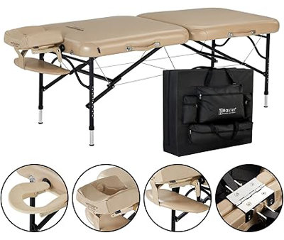 Aluminum Portable Massage Tables Upholstered Bed with Mattress