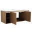 Meuble-lavabo mural double 48 po avec porte 48 po - Classy Design, monté, moderne