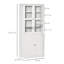 Beazley 178.5 cm H x 76 cm W Standard Bookcase
