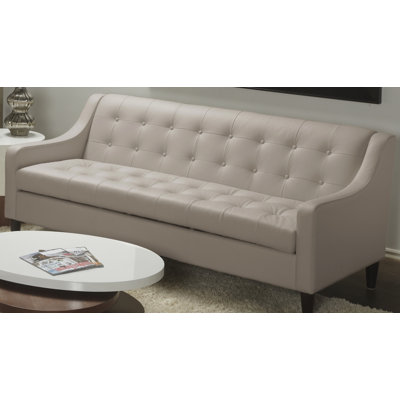 Cameo Collection Leather Loveseat
