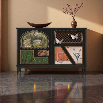 Armoire à tiroirs en bois massif