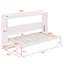 Lit escamotable moderne pliable avec motif imprimé décoratif, éclairage DEL sous le lit-1459671071