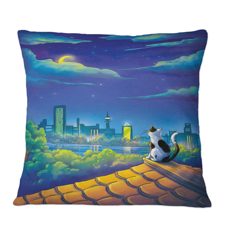 Coussin Moon, 16 po x 16 po
