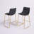 Upholstered Faux Leather Counter Stool-50176432