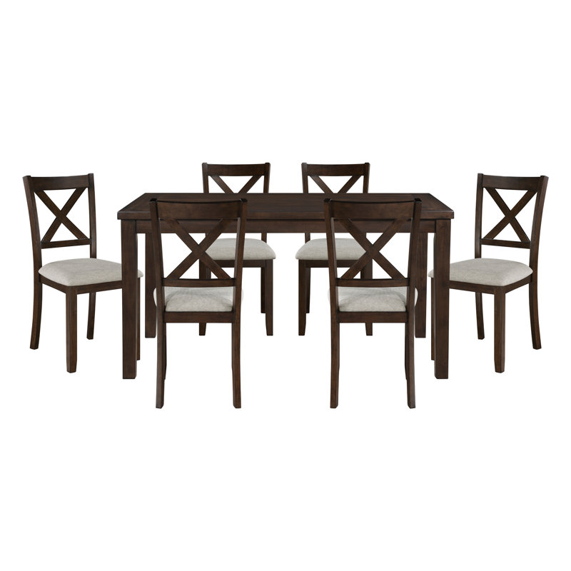 Kevontay 6 - Person Four Leg Dining Set