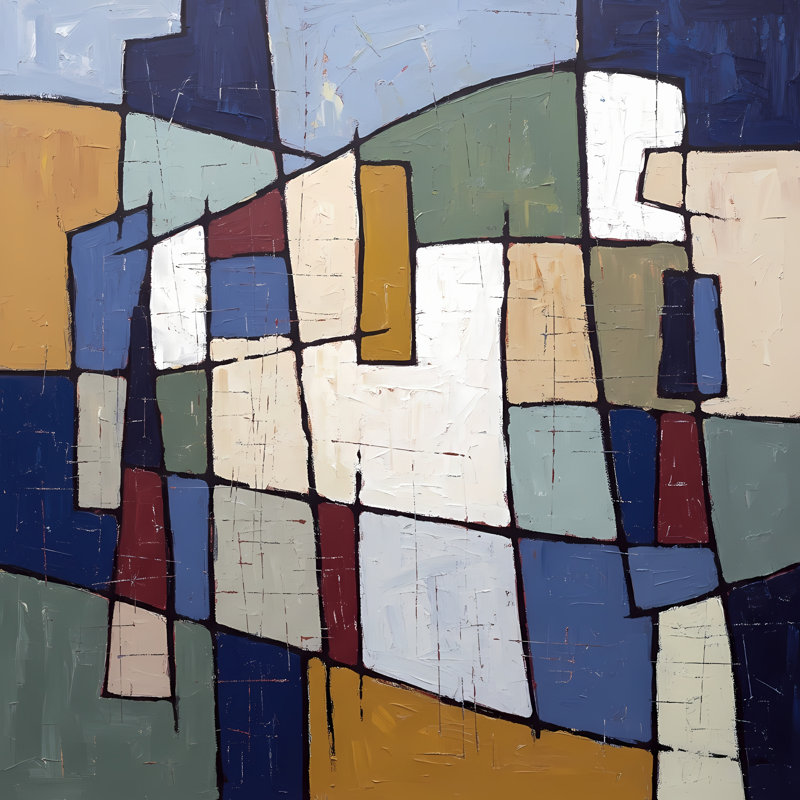 Broken Harmony, 24" H x 24" W
