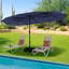 Ayram 457.2cm X 274.3cm Rectangular Market Parasol-330641730