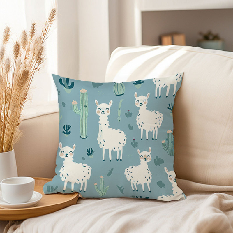 Animals Llama Pattern I Modern