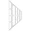 Panneaux de lambris H 24 1/4 po x l 94 1/2 po x P 3/8 po