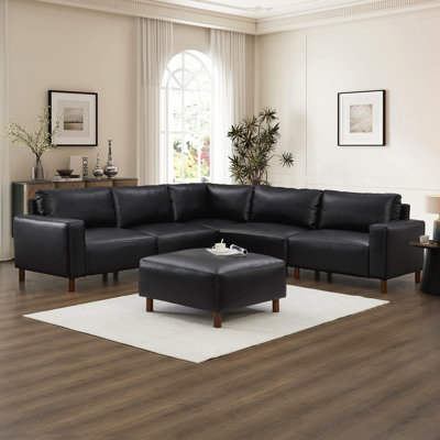 Canapé modulaire de luxe en cuir PU