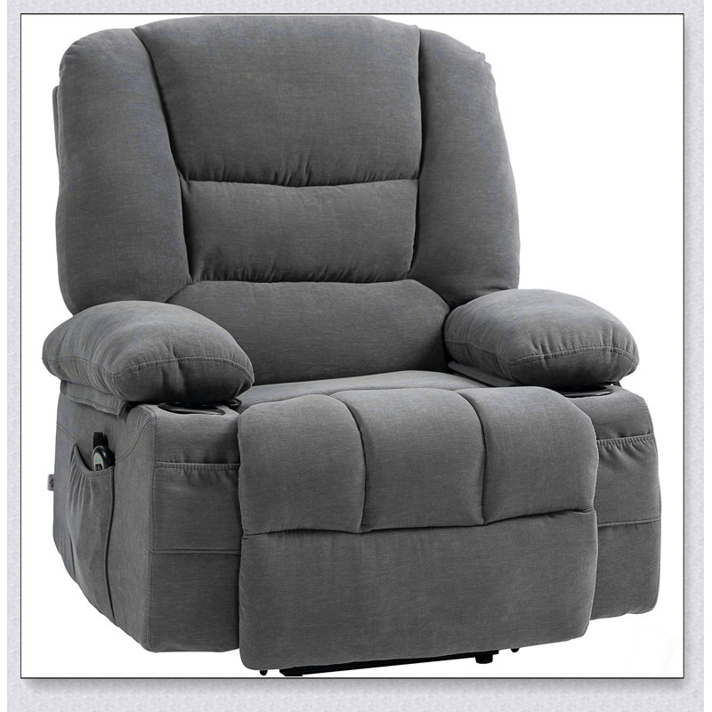 Fauteuil inclinable Power Lift avec massage par vibration, chaleur et télécommande pour le confort et le soutien des personnes âgées