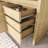 3-Door Sideboard With 3 Drawers - Modern Solid Ash Veneer MDF Sideboard-1520619053