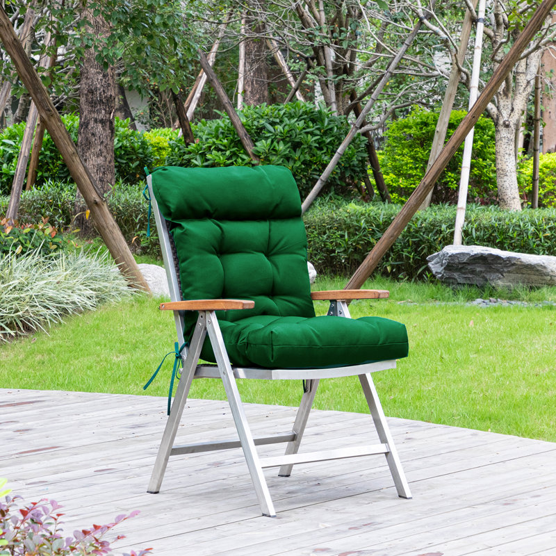 Coussin de dossier de chaise de salle à manger d'extérieur / d'intérieur 3,5 po