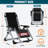 Daisie-Mae Multipurpose Folding Zero Gravity Chair with Removable Pad Indoor& Outdoor Reclining Chair 0°-170° Adjustable-1752097794