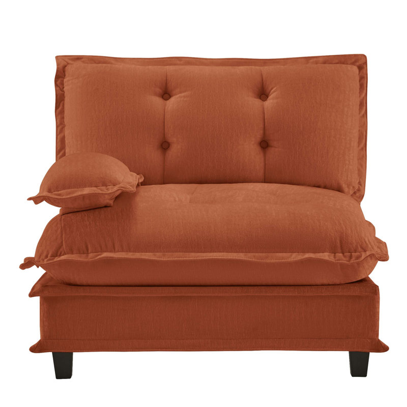 Canapé modulaire 73 en chenille LSF avec assise profonde et assemblage facile, parfait pour un confort et un style personnalisables