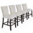 Ebian Upholstered Counter Stool with Solid Wood Frame-801863578