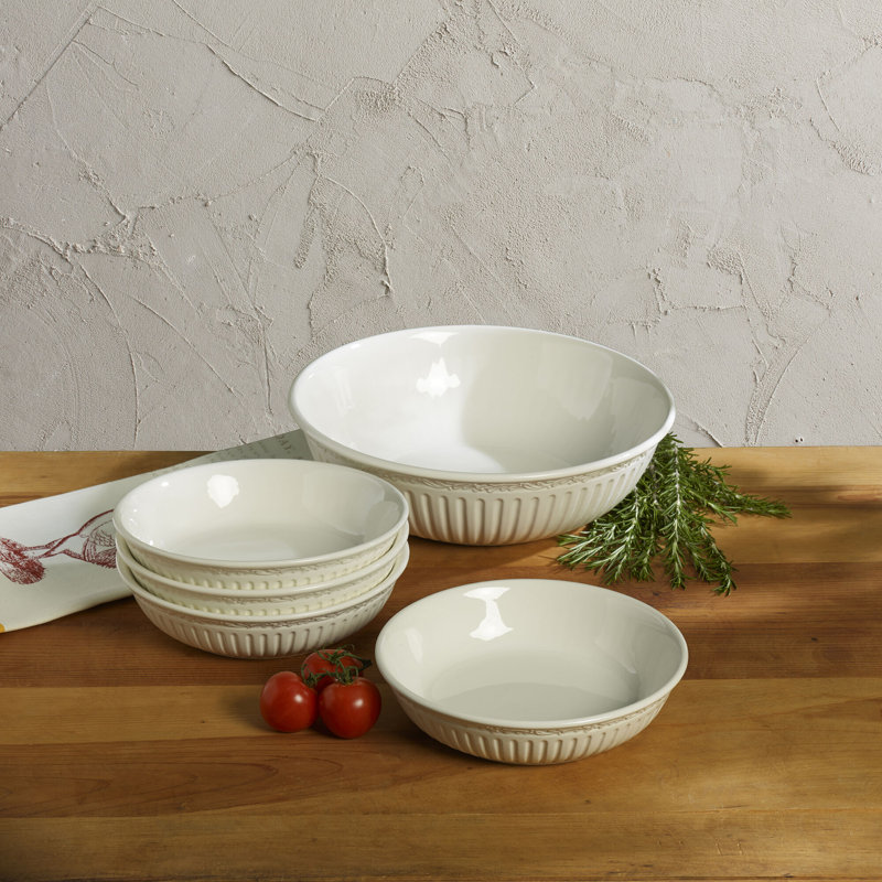 Ensemble de pâtes Mikasa, campagne italienne 5 pièces