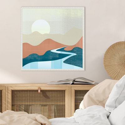 «Peaceful Landscape I» par Arctic, reproduction d'art sur toile encadrée