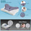 Kofi Memory Foam Plush Support Cooling Pillow-858994664-858994667