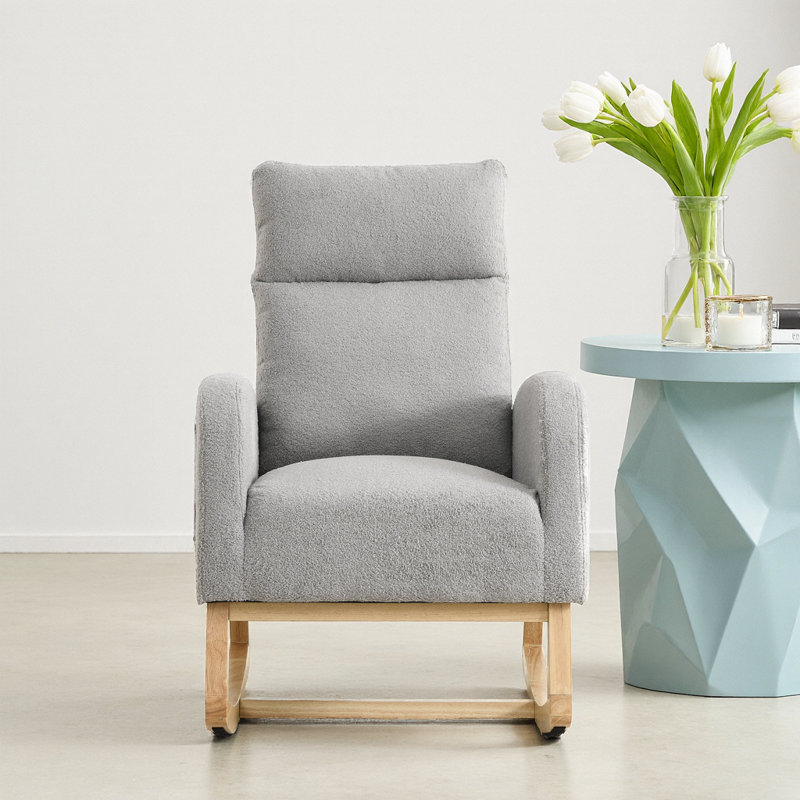 Fauteuil à bascule Teddy, Gris