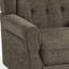 Fauteuil d'appoint à oreilles capitonné taupe capitonné Duward avec accoudoirs roulés et coussin épais-1919581072