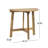 Natural Wood Table, Half-Round Shape, Foldable Function Bistro Design For Easy Space Management