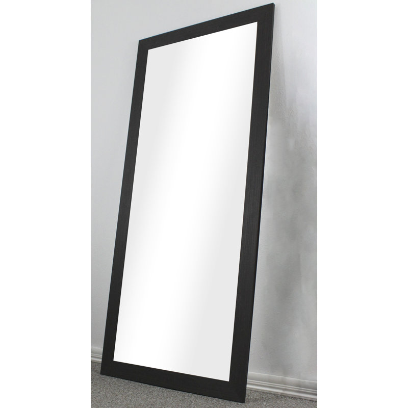 Wood Flat Mirror, 65.5" H x 30.5" W