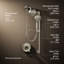 Ensemble de douche Kohler Purist Performance, ensemble de pomme de douche multifonctionnelle et douche à main 1,75 GPM, trois réglages de jet-1904208837