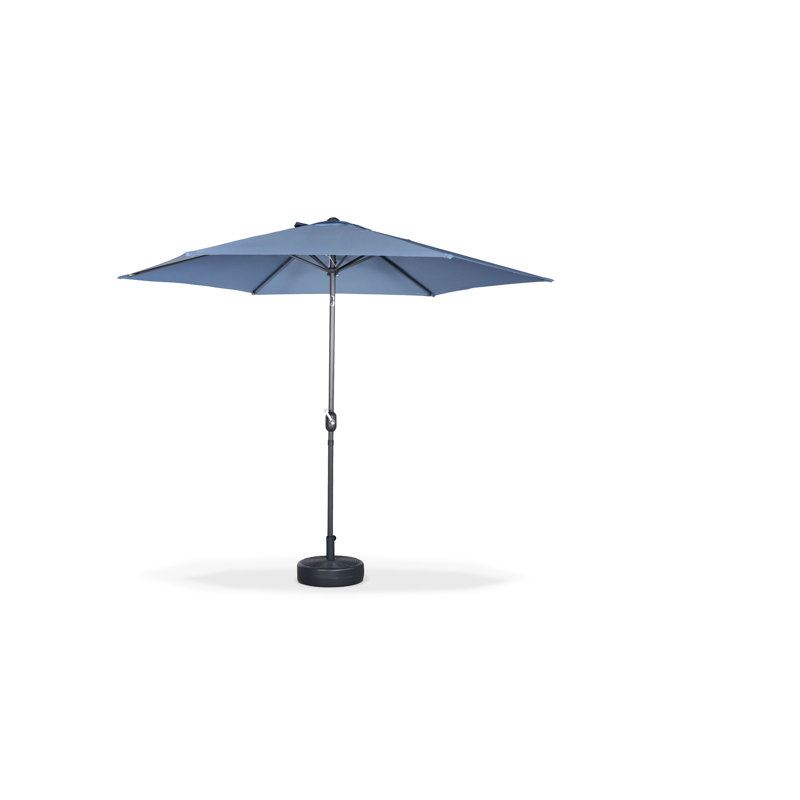 Lottie 294cm Market Parasol, Grey Blue