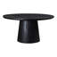 Cember Round Solid Wood Dining Table