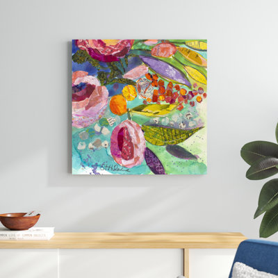 «Bold Blooms III», peinture sur toile