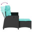  Canapé de patio inclinable avec coussins en L noir-1733600137-1733600132