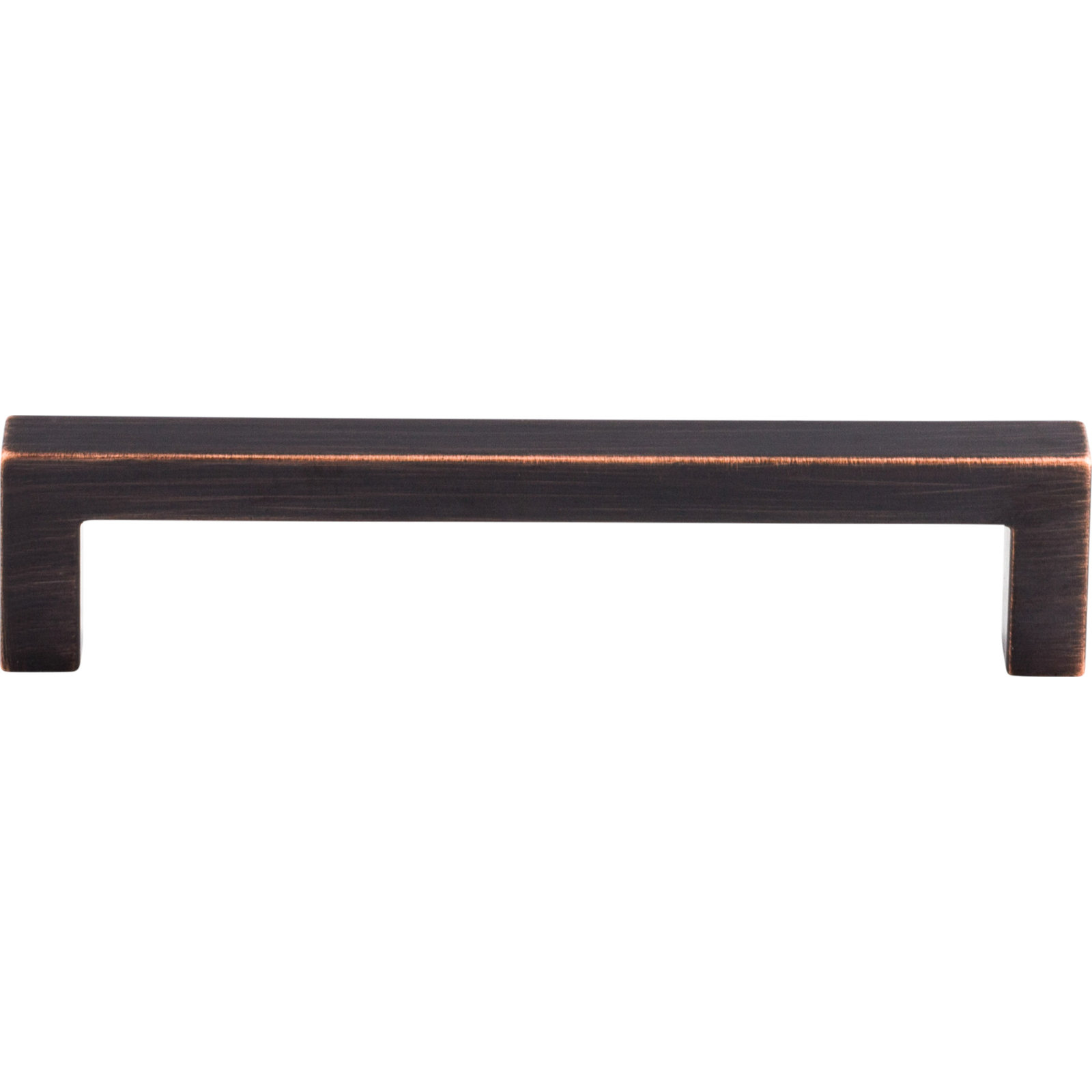 Square Bar Cabinet Pull, 5 1/16" Center to Center, Tuscan Bronze