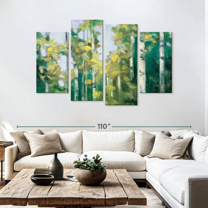 Alvord Birches, H 54 po x l 84 po
