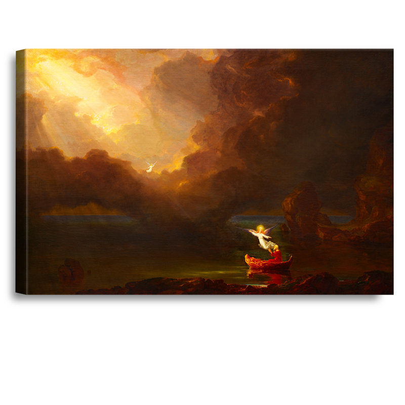 The Voyage of Life:Old Age by Thomas Cole The World Classic Art Reproductions, Giclee Canvas Prints Wall Art for Home Decor, 45X30x1.5 inches