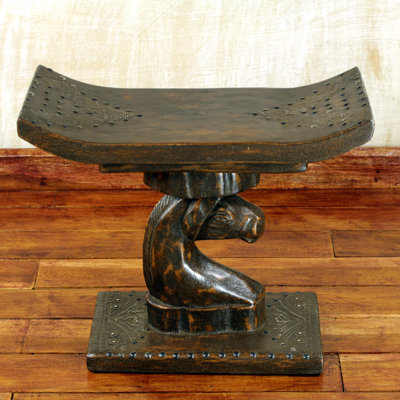 Solid Wood Accent Stool
