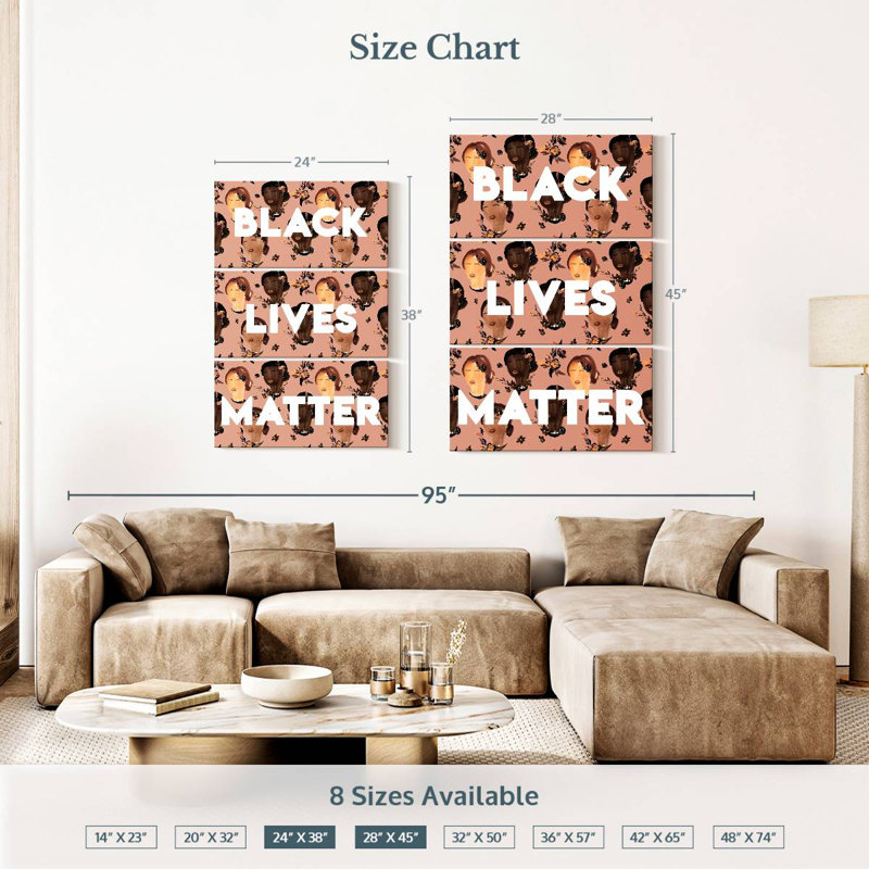 Affiche «Black Lives Matter» I, H 38 po x l 24 po