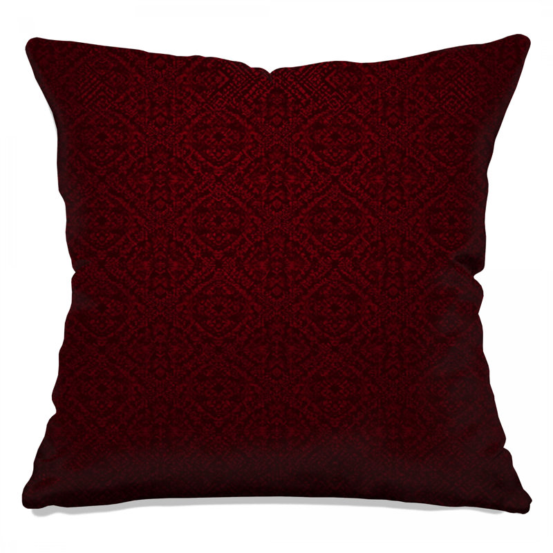 Coussins décoratifs Red Damask, 26 x 26 pouces
