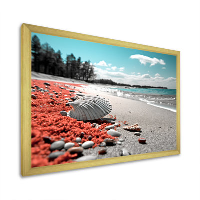«Beach Seashell Symphony», reproduction d'art sur toile