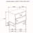 2-Drawer Nightstand Bedside Table