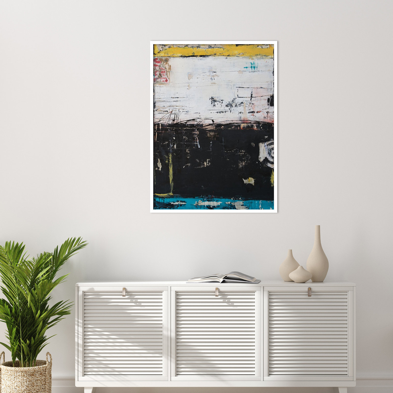 Down and Dirty Print by Erin Ashley, 41" H x 31" W, White