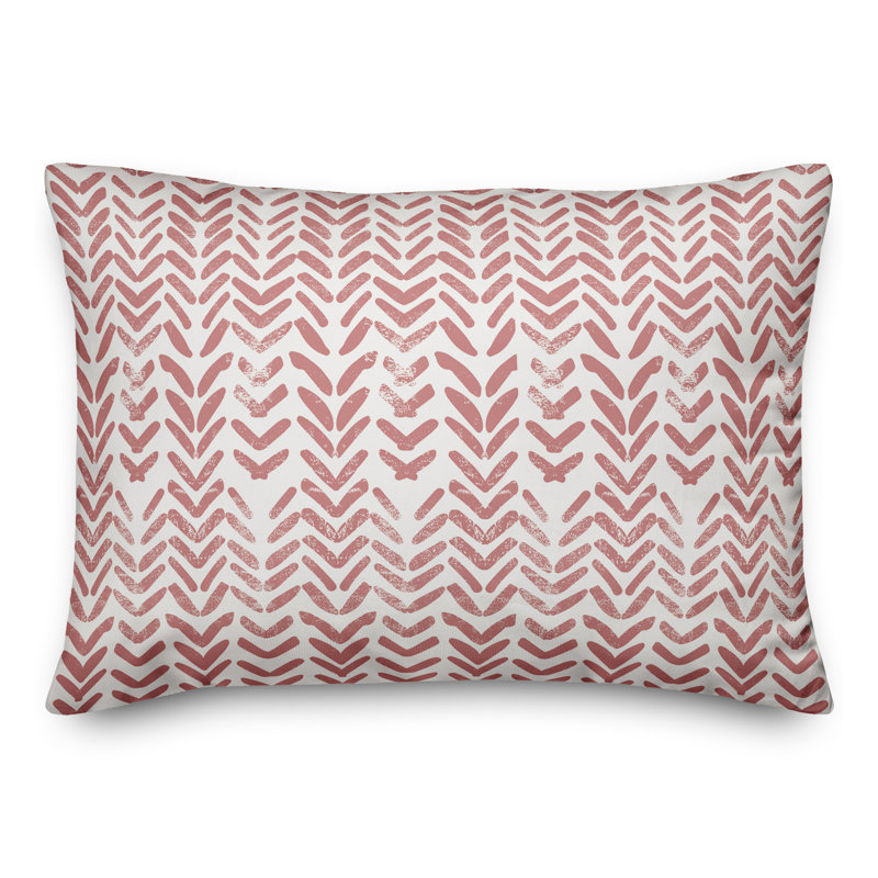 Outdoor Rectangular Pillow Cover & Insert, Pink