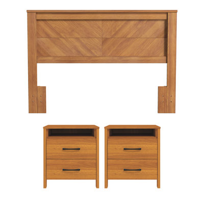 Allysyn Modern 3 Piece Bedroom Set