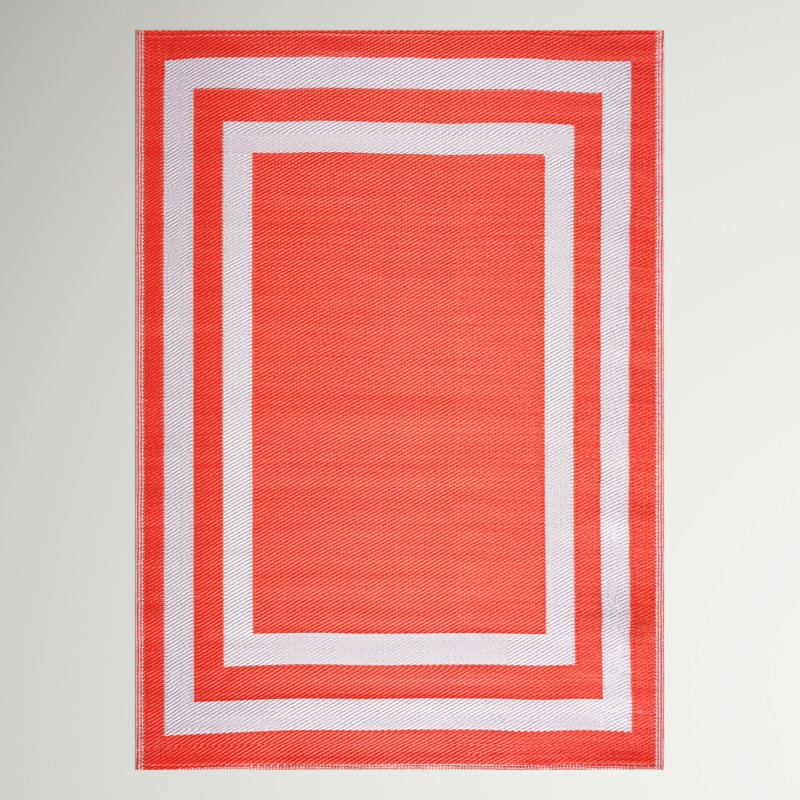 Aube Geometric Indoor / Outdoor Rug, Rectangle 8' x 10'
