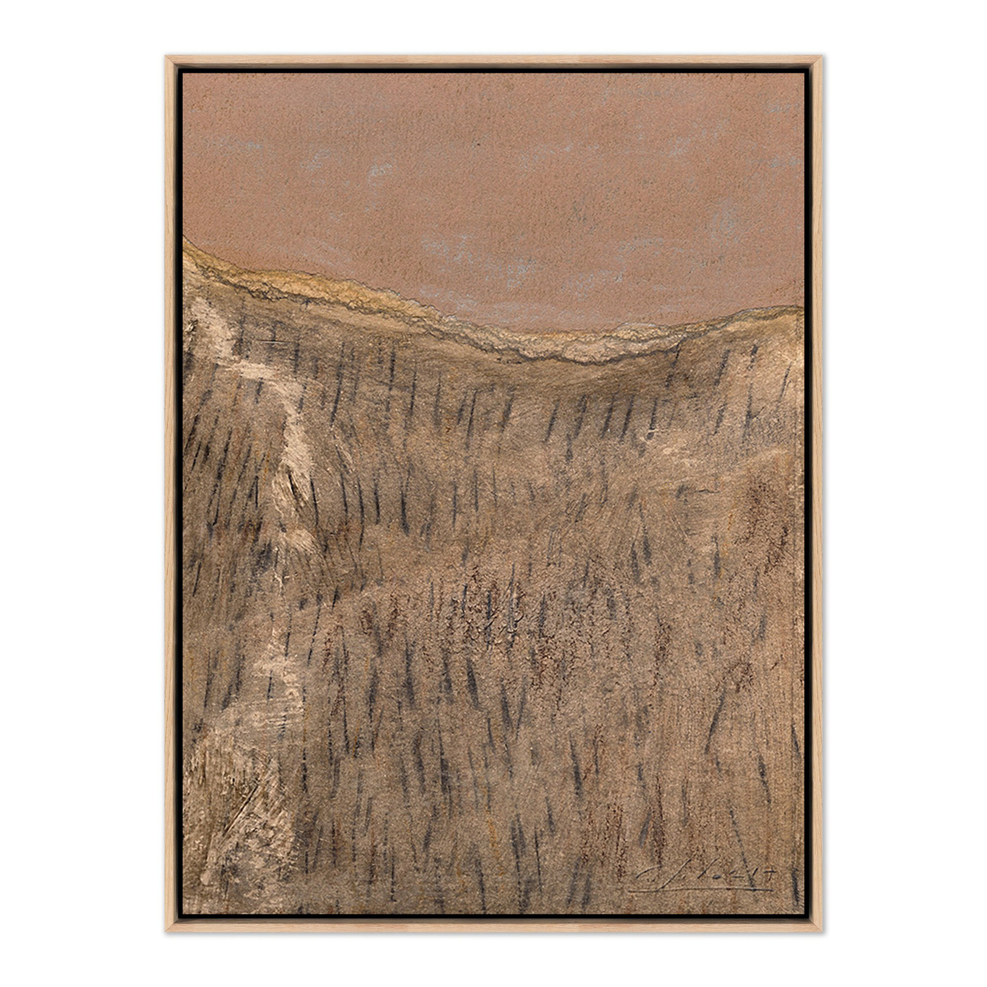 No. 18 by Valeria Sidanez, White Oak Canvas Floater Framed, 24" H x 18" W