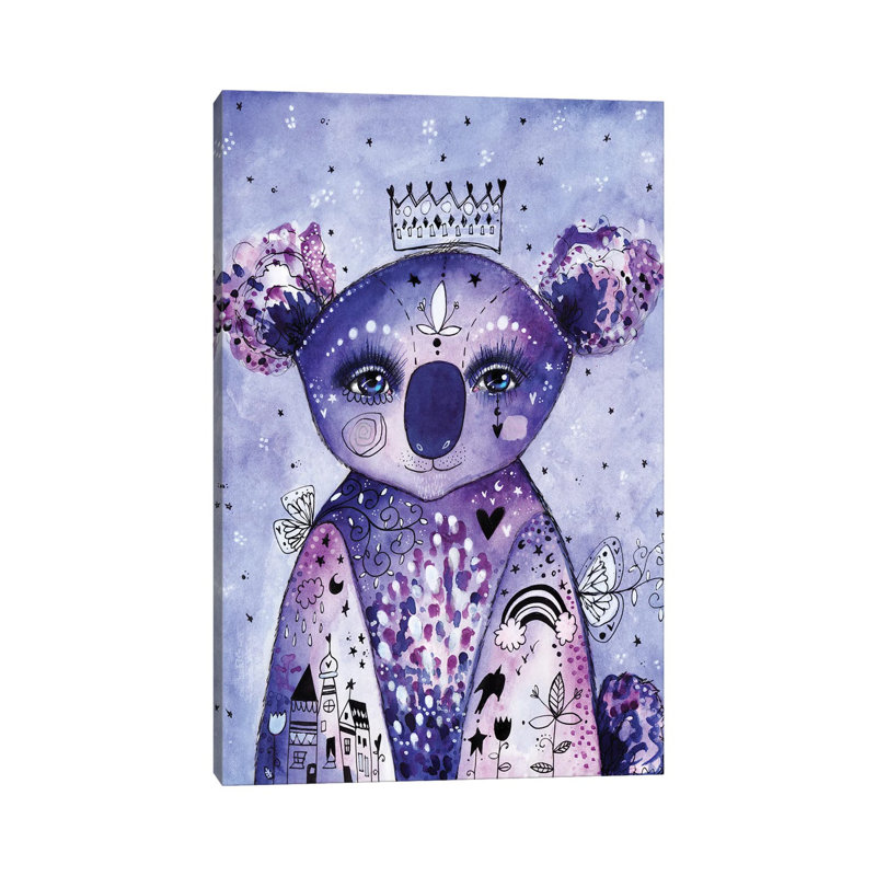 Quirky Koala by Tamara Laporte - Painting on Canvas, Wrapped Canvas, 152.4cm H x 101.6cm W x 3.81cm D
