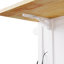  Grand îlot de cuisine de 53 pouces avec rallonge, prise de courant, support de rangement interne pour porte, chariot de cuisine sur roulettes sur 5 roulettes avec 5 supports latéraux ouverts, 3 tiroirs, pour la cuisine, la salle à manger, noir-290356900