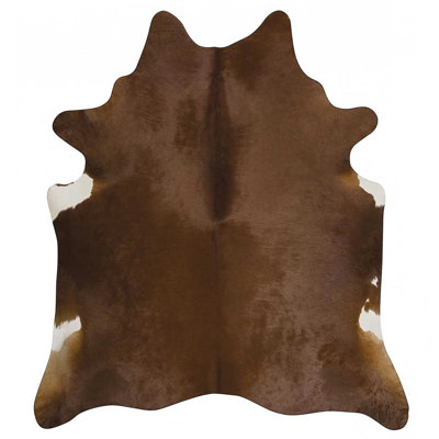 Brown Cowhide Rug – Genuine Leather Area Rug